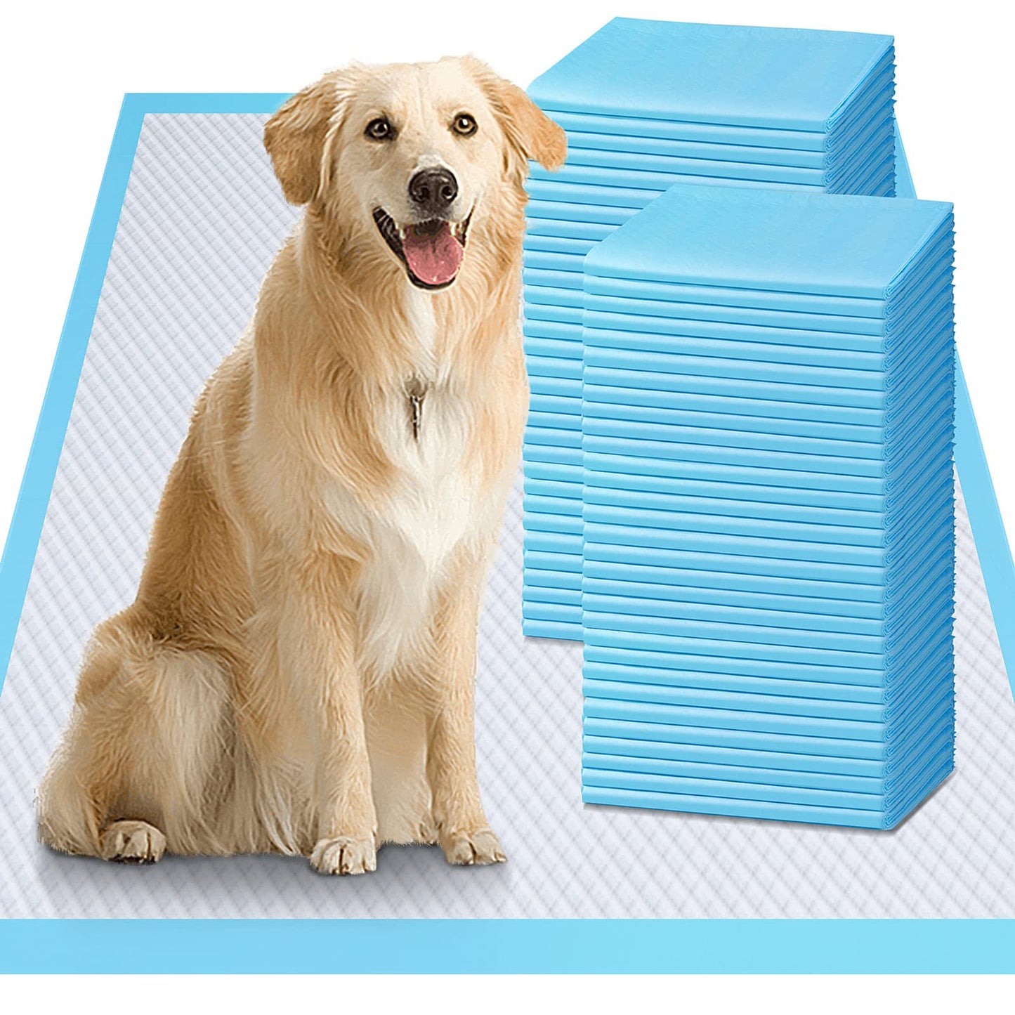 Gimars XXL Thicken 6 Layers Ultra Absorbent Dog Pee Pads Extra Large Leak-Proof Odor-Control Puppy Training Pads Quick Dry Pee Pads for Dogs Cats Pets